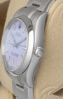 Lavender Rolex Oyster Perpetual 34 124200 | Noahs Fine Watches & Jewelry