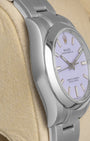 Lavender Rolex Oyster Perpetual 34 124200 | Noahs Fine Watches & Jewelry