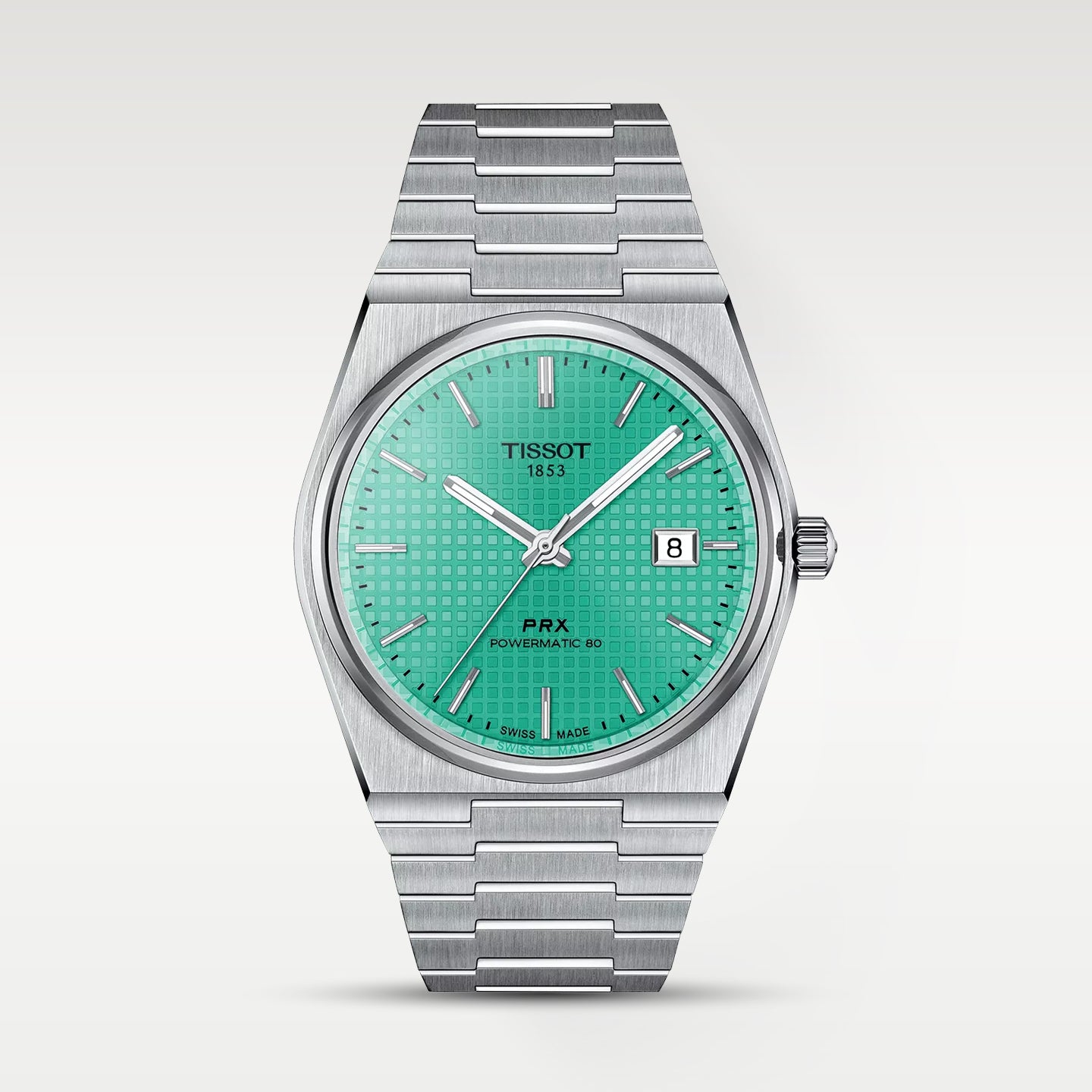 Light Green Tissot PRX 40MM T137.407.11.091.01 | Noahs Fine Watches