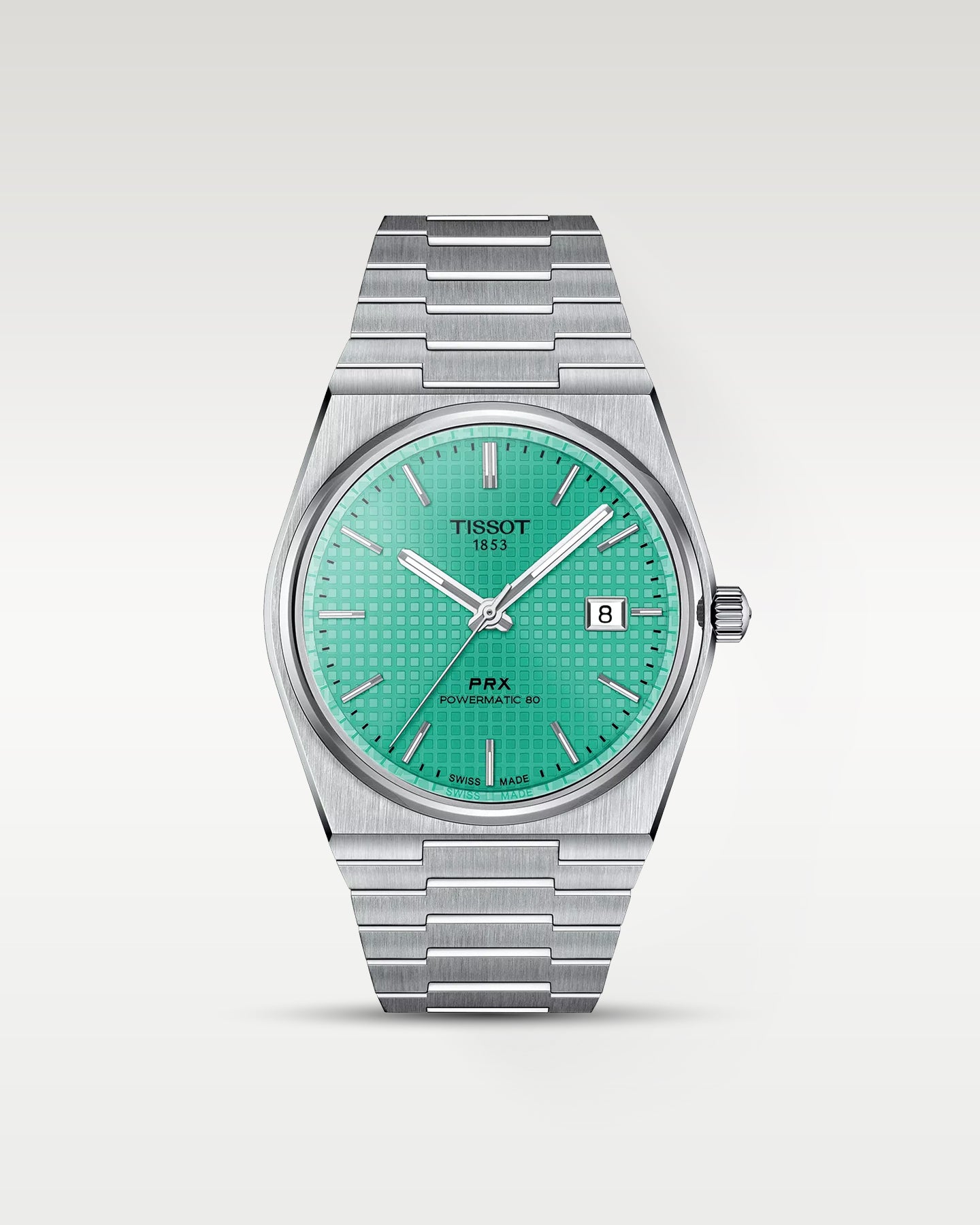 Light Green Tissot PRX 40MM T137.407.11.091.01 | Noahs Fine Watches