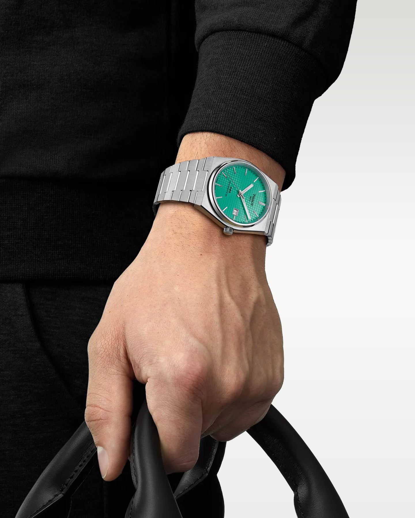 Light Green Tissot PRX 40MM T137.407.11.091.01 | Noahs Fine Watches