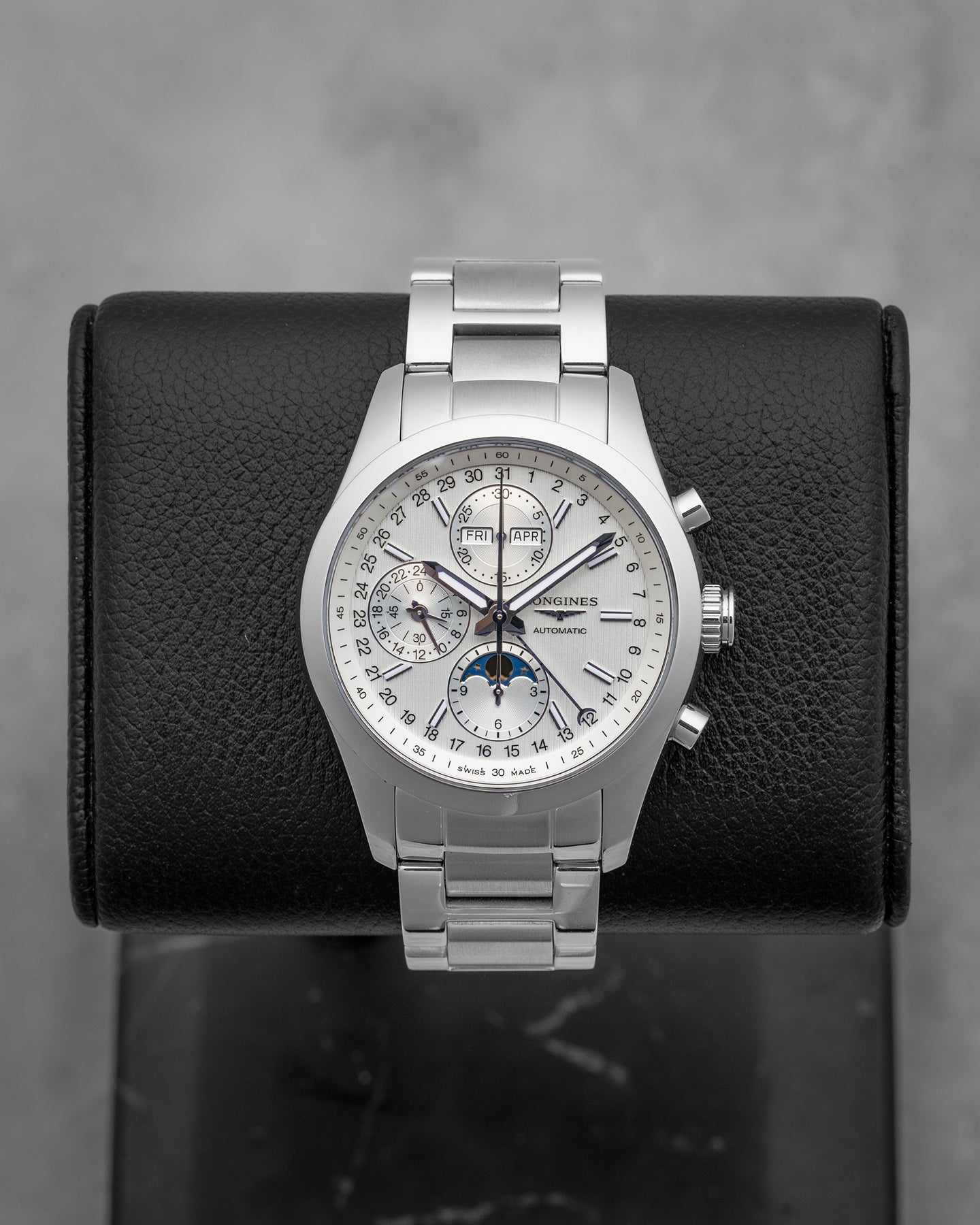 Longines Conquest Classic Moonphase L2.798.4.72.6 | Noah's Fine Watches Frisco, Texas