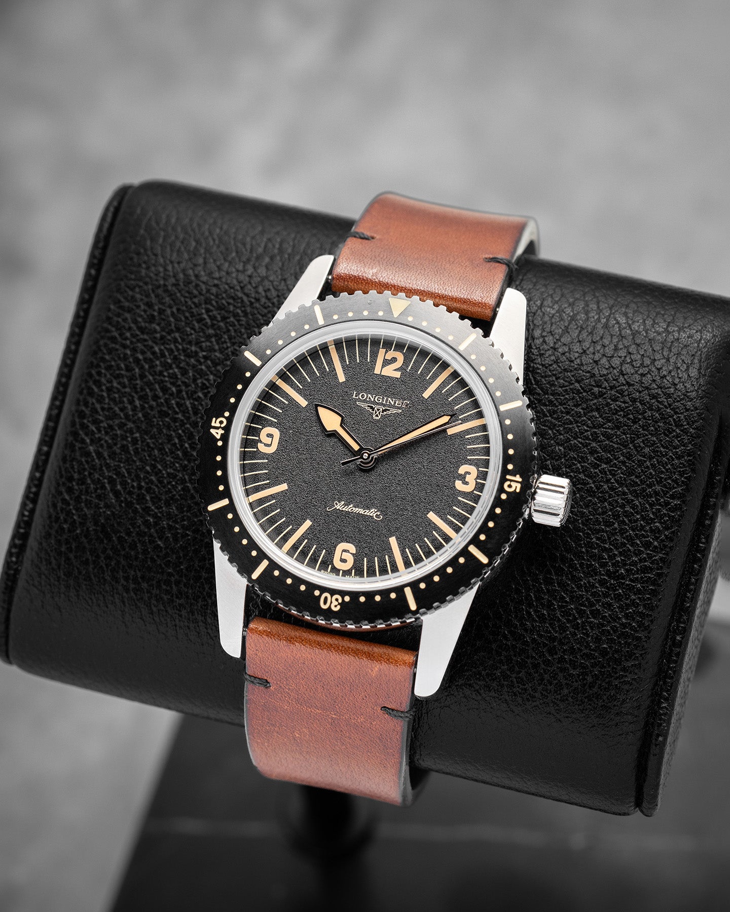 Longines Heritage Skin Diver L28224 Black 42mm – Noah's Fine