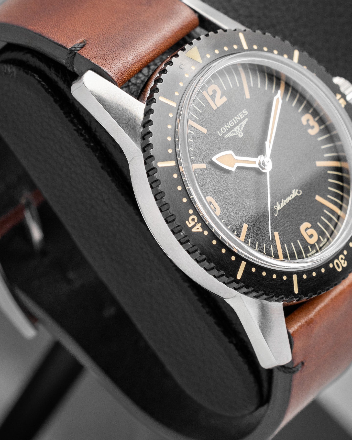 Longines Heritage Skin Diver L28224 Black 42mm – Noah's Fine