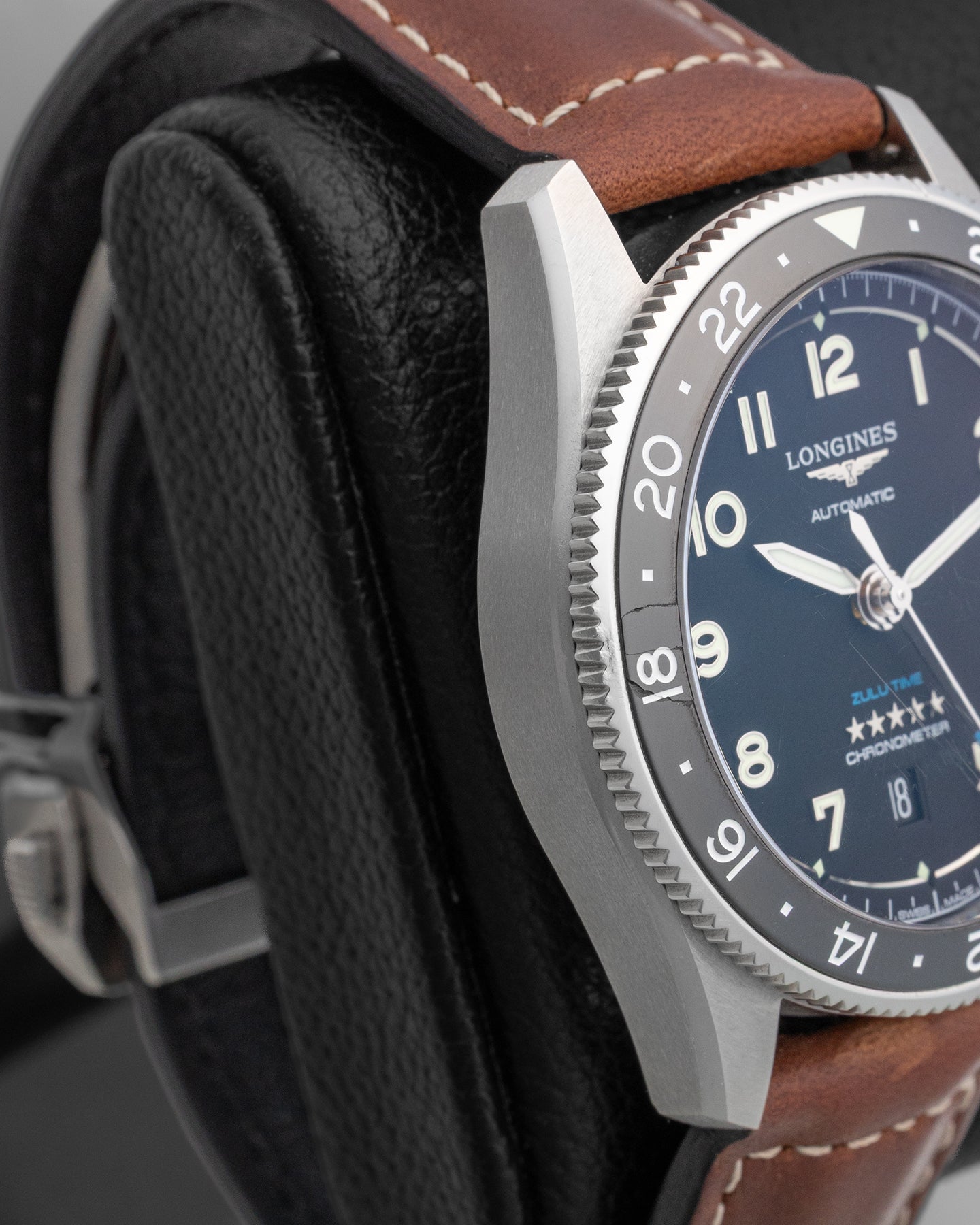 Longines Spirit Zulu Time L3.812.4.53.2 | Noah's Fine Watches Dallas, TX