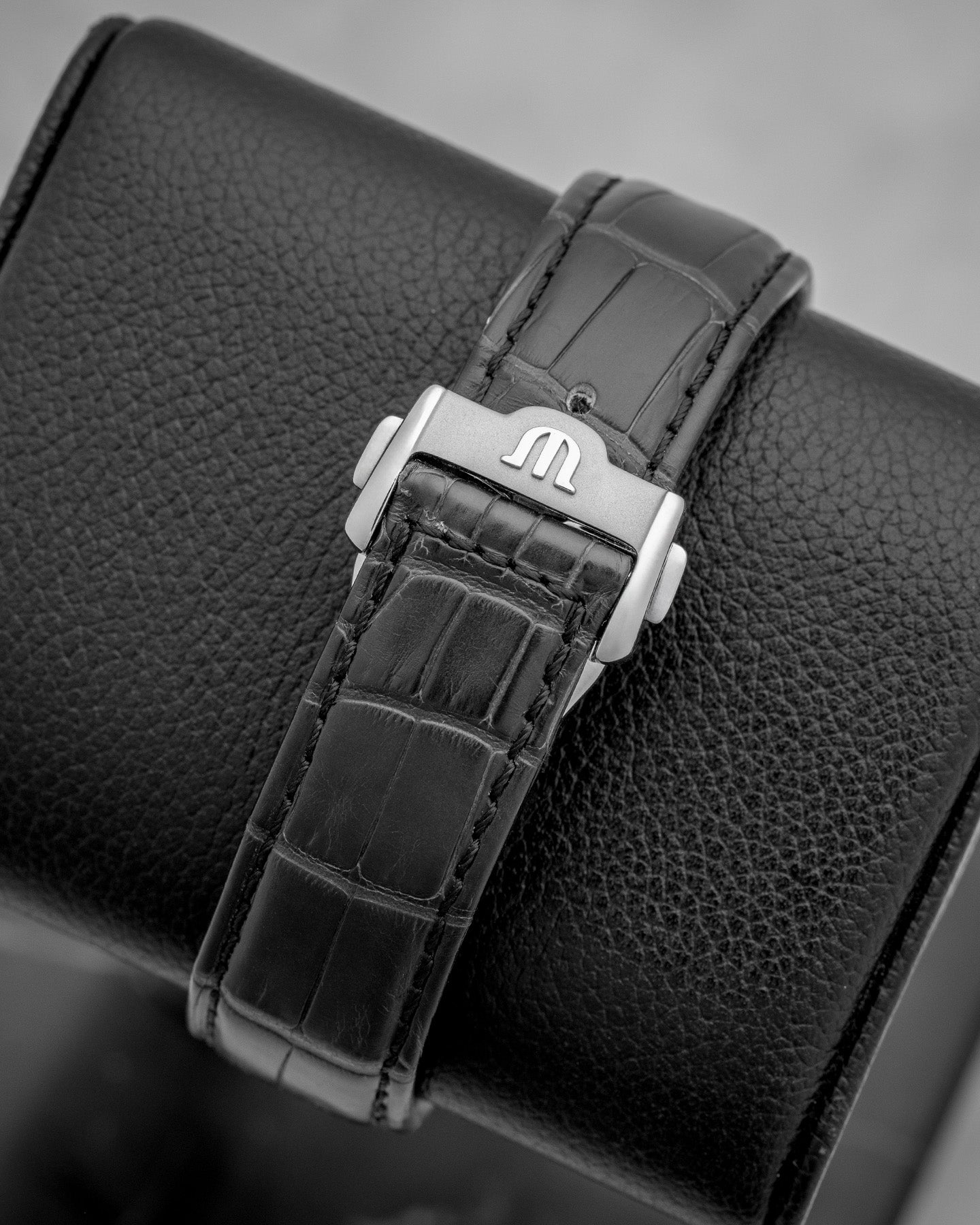 Black Maurice Lacroix Masterpiece Croneo MP6318 Watch | Noah's Fine Watches and Jewelry