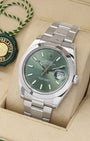 Mint Green Rolex Datejust 41 126300 | Noah's Fine Watches & Jewelry Dallas
