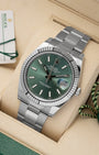 Mint Green Rolex Datejust 41 126334 | Noahs Fine Watches and Jewelry TX