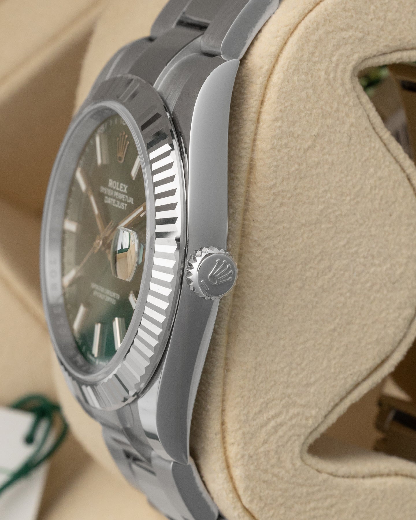 Mint Green Rolex Datejust 41 126334 | Noahs Fine Watches and Jewelry TX