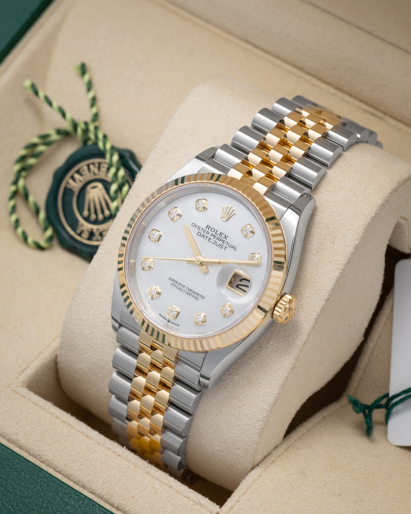 MOP Diamond Rolex Datejust 126233 | Noah's Fine Watches DFW, Texas