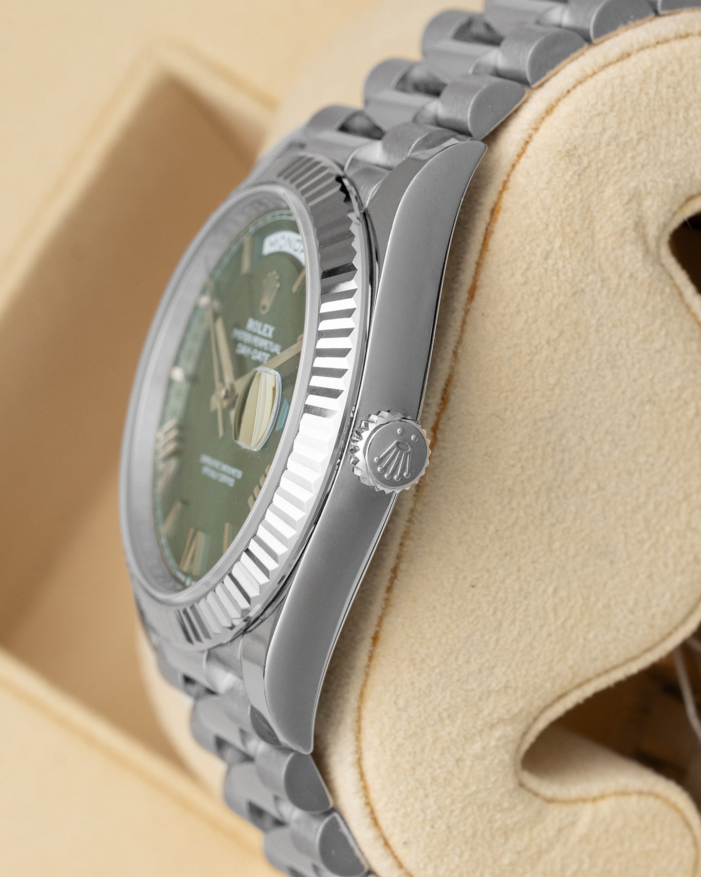 White Gold Rolex Day-Date 228239 | Noah's Fine Watches & Jewelry TX