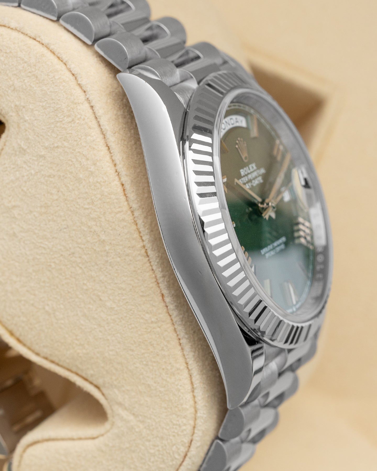 White Gold Rolex Day-Date 228239 | Noah's Fine Watches & Jewelry TX
