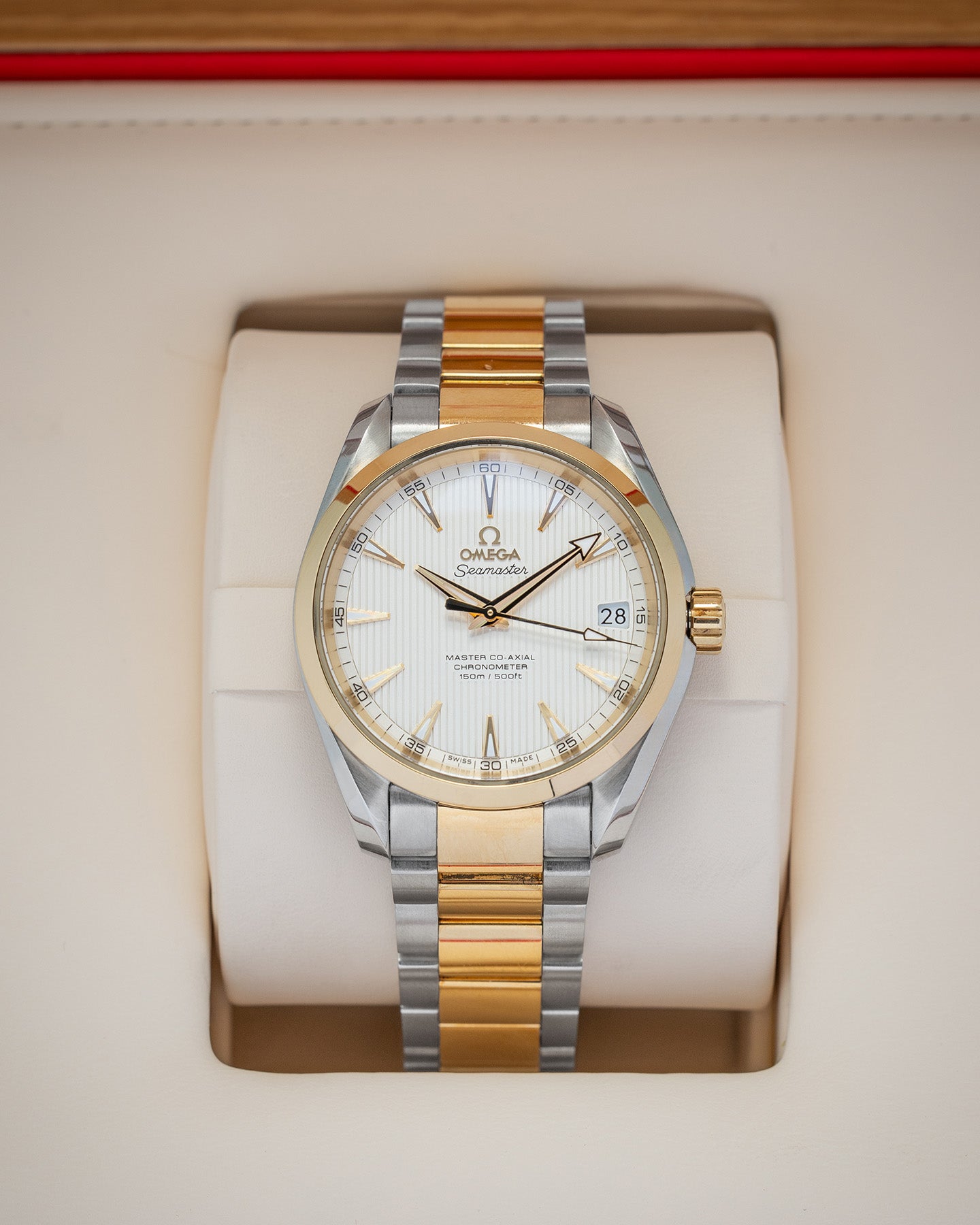 Two Tone Omega Seamaster Aqua Terra 23120392102002 Watch | Noah's Fine Watches and Jewelry