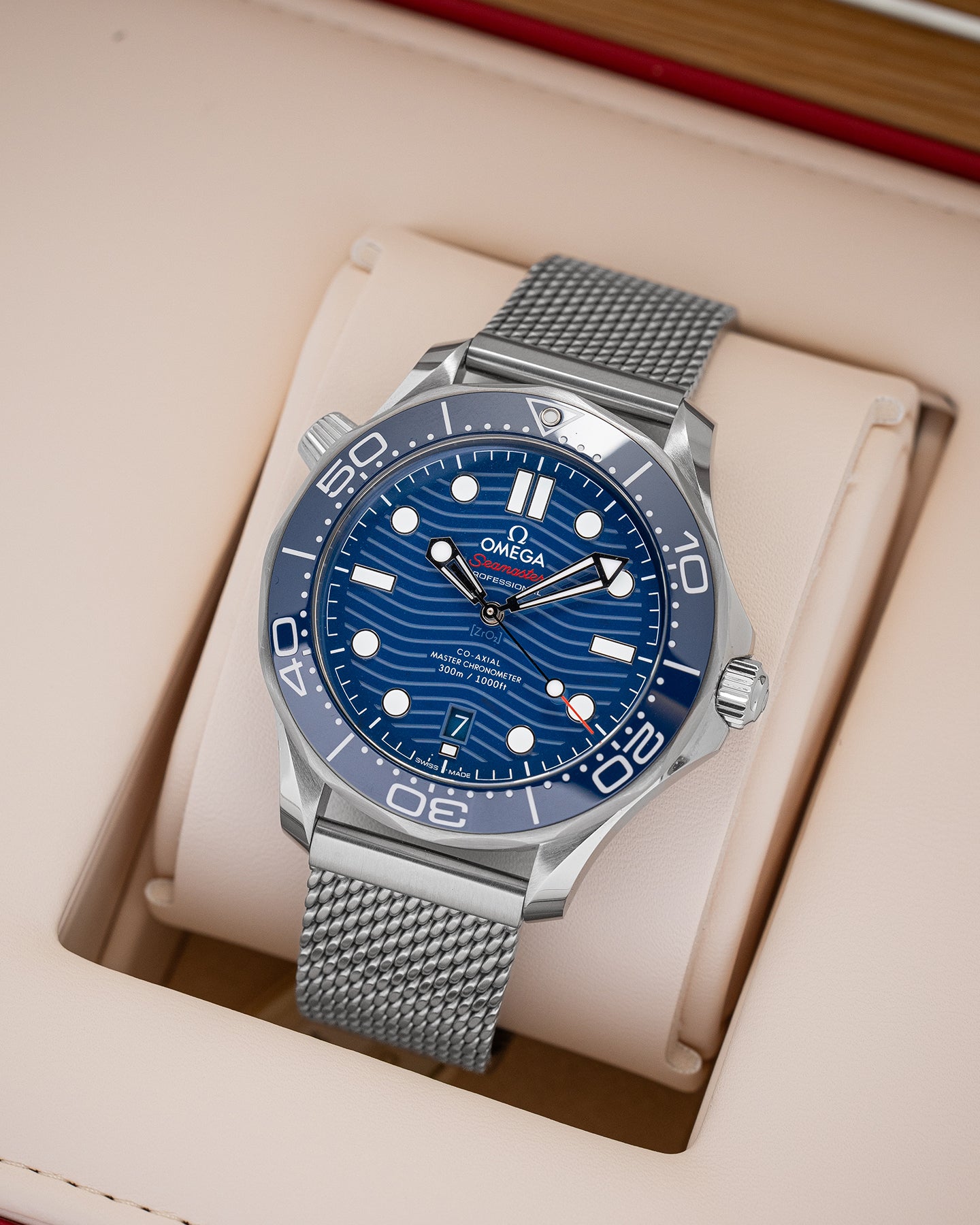 2024 Blue Omega Seamaster Diver 21030422003001 Watch | Noah's Fine Watches and Jewelry