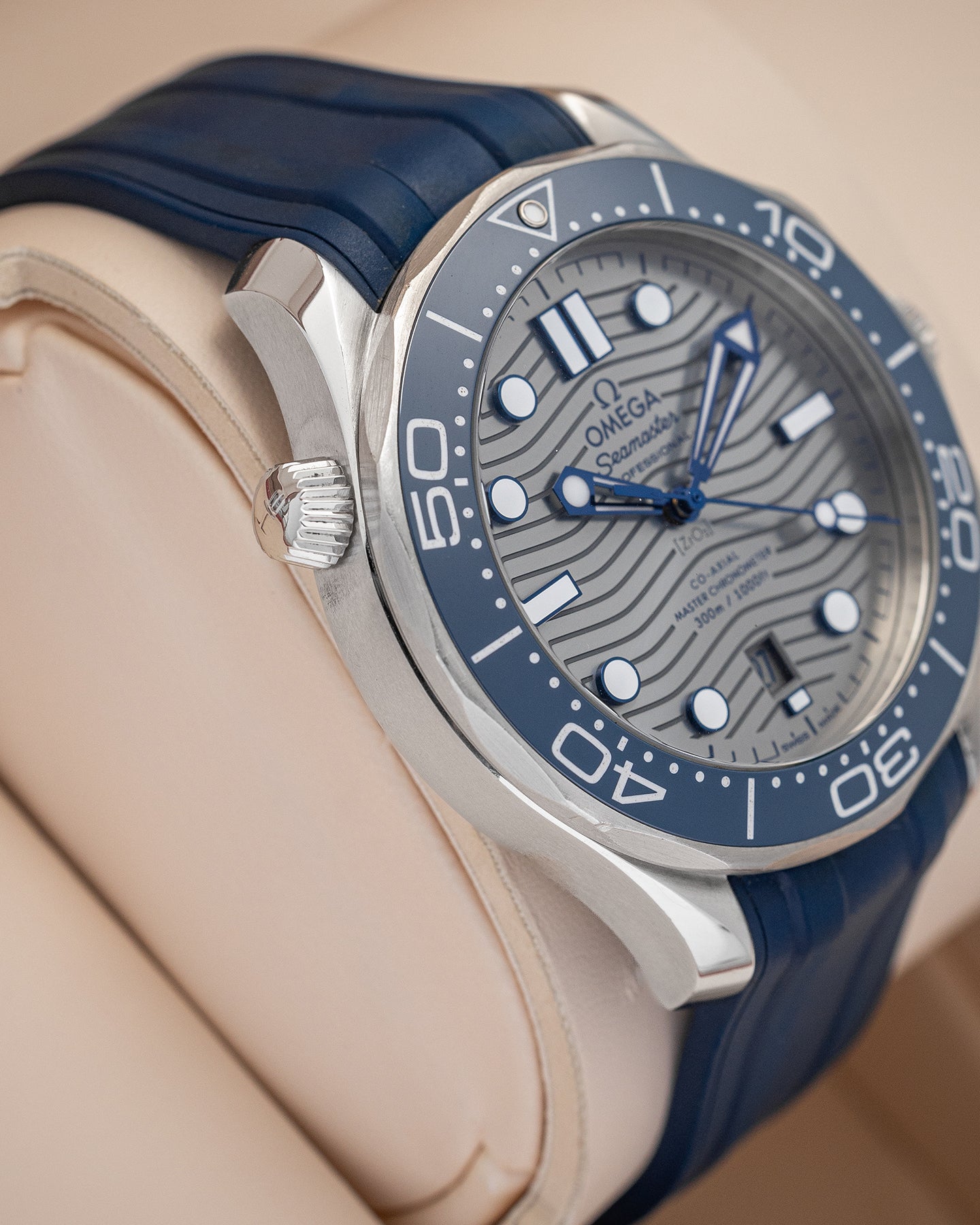 Omega Seamaster Diver 21032422006001 Blue Steel Watch | Noah's Fine Watches and Jewelry