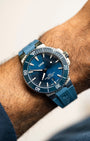 Blue 41.5mm Oris Aquis Date | Noah's Fine Watches Dallas, Texas