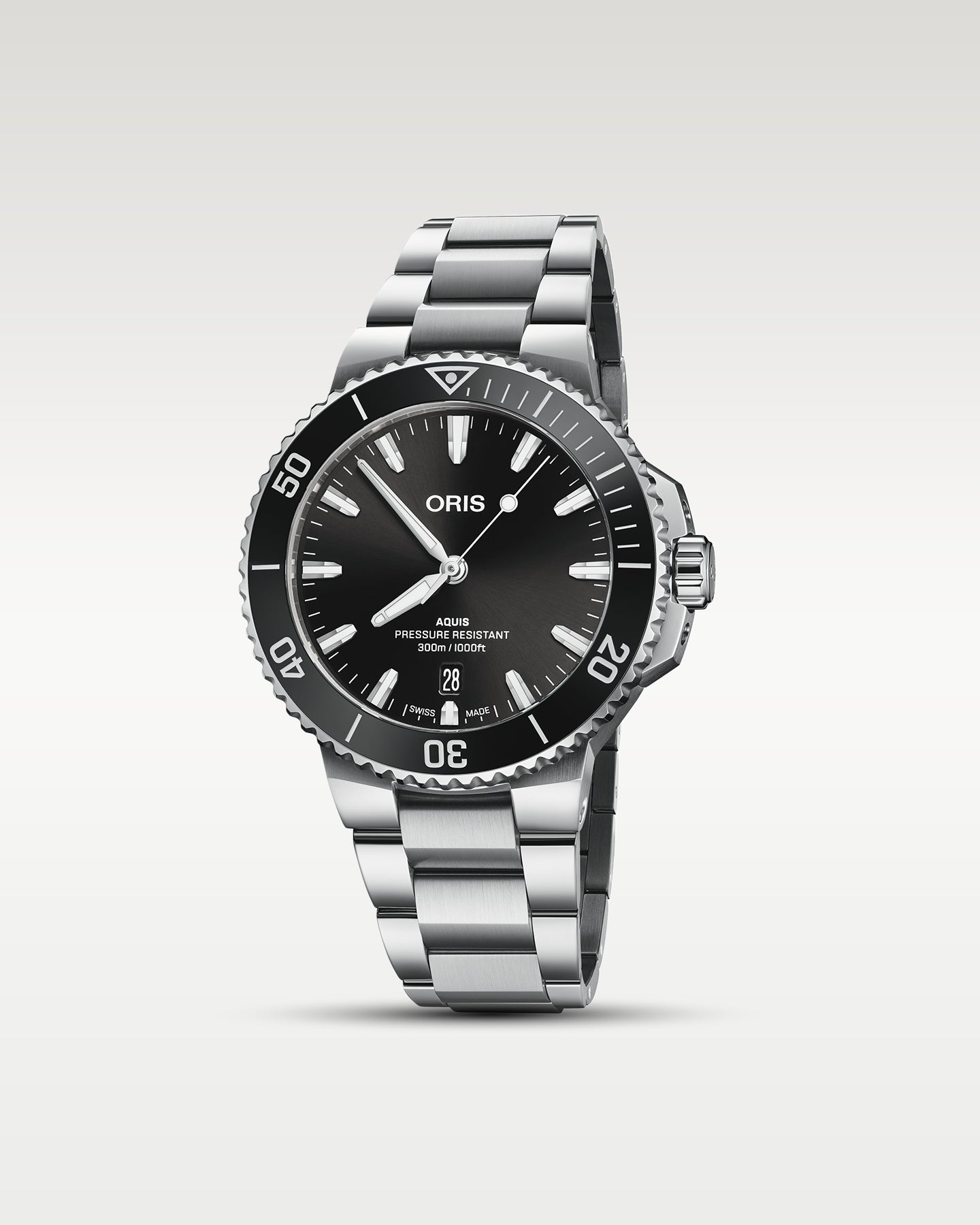 41.5mm Steel Black Oris Aquis Date | Noah's Fine Watches DFW, Texas