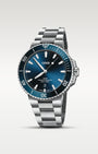 43.5mm Oris Aquis Date Steel Blue | Noah's Fine Watches Dallas, Texas