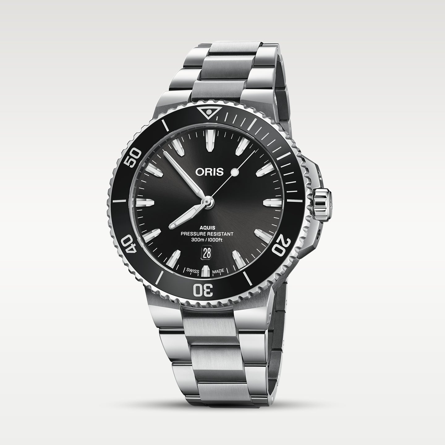 Steel Black Oris Aquis Date | Noah's Fine Watches DFW, Texas