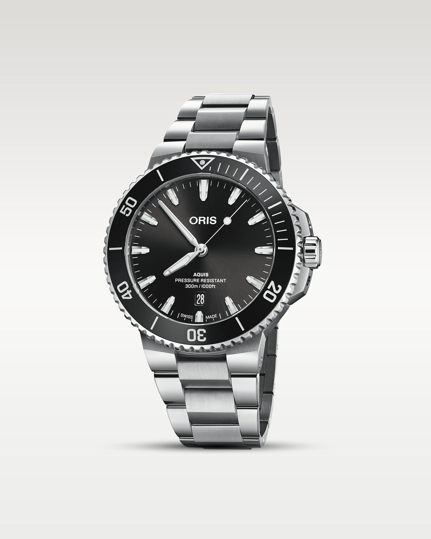 Steel Black Oris Aquis Date | Noah's Fine Watches DFW, Texas