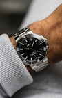 Steel Black Oris Aquis Date | Noah's Fine Watches DFW, Texas