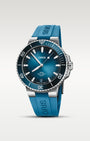 Steel Blue Oris Aquis Date Calibre 400 | Noah's Fine Watches Dallas, Texas