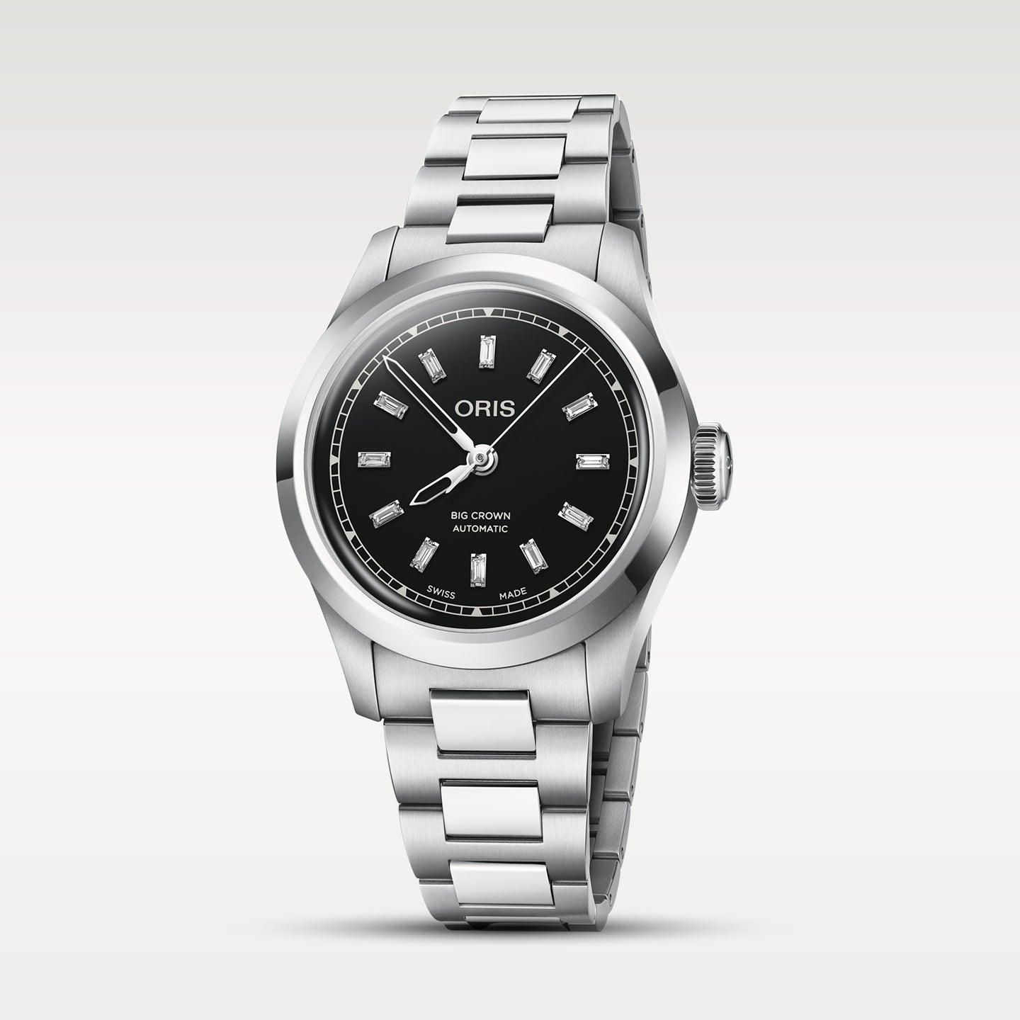Oris Big Crown Black Baguette Diamonds | Noah's Fine Watches DFW, Texas