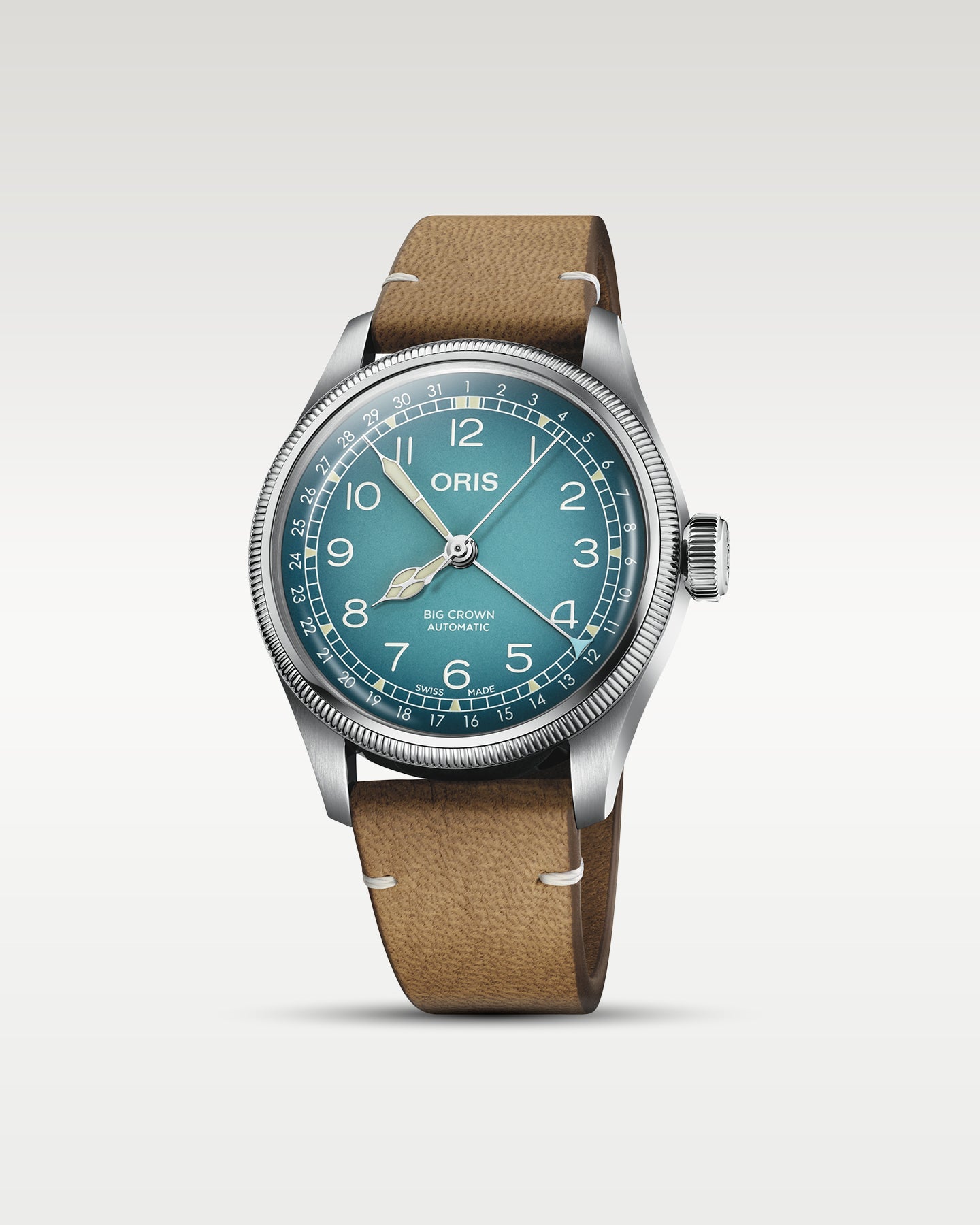 38mm Alpine-Inspired Green Oris Big Crown Oris x Cervo Volante | Noah's Fine Watches DFW, Texas
