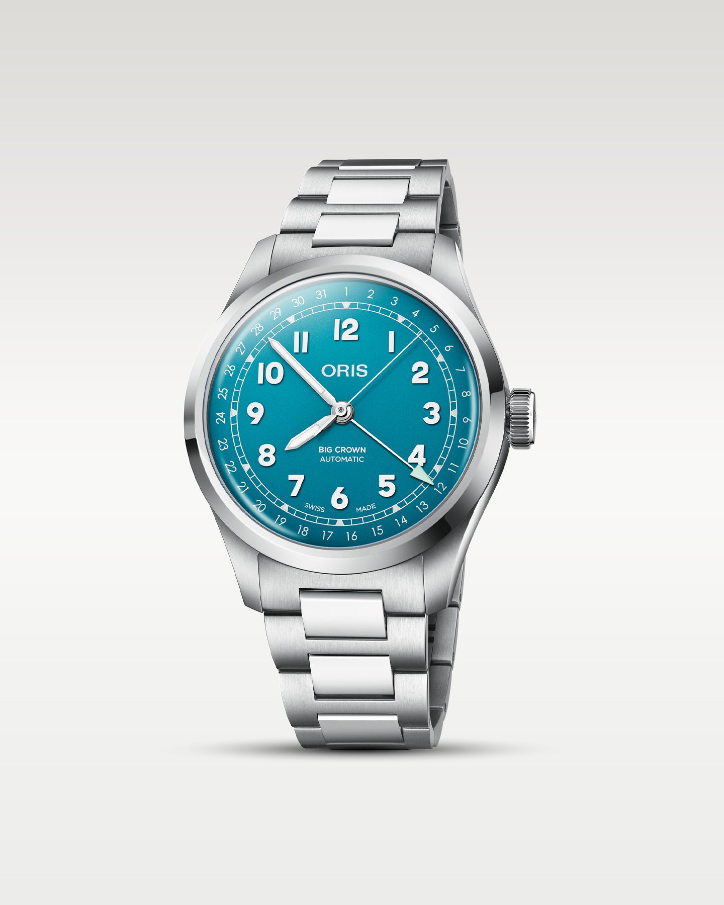 Oris Big Crown Pointer Date Turquoise 40mm | Noah's Fine Watches Dallas, Texas