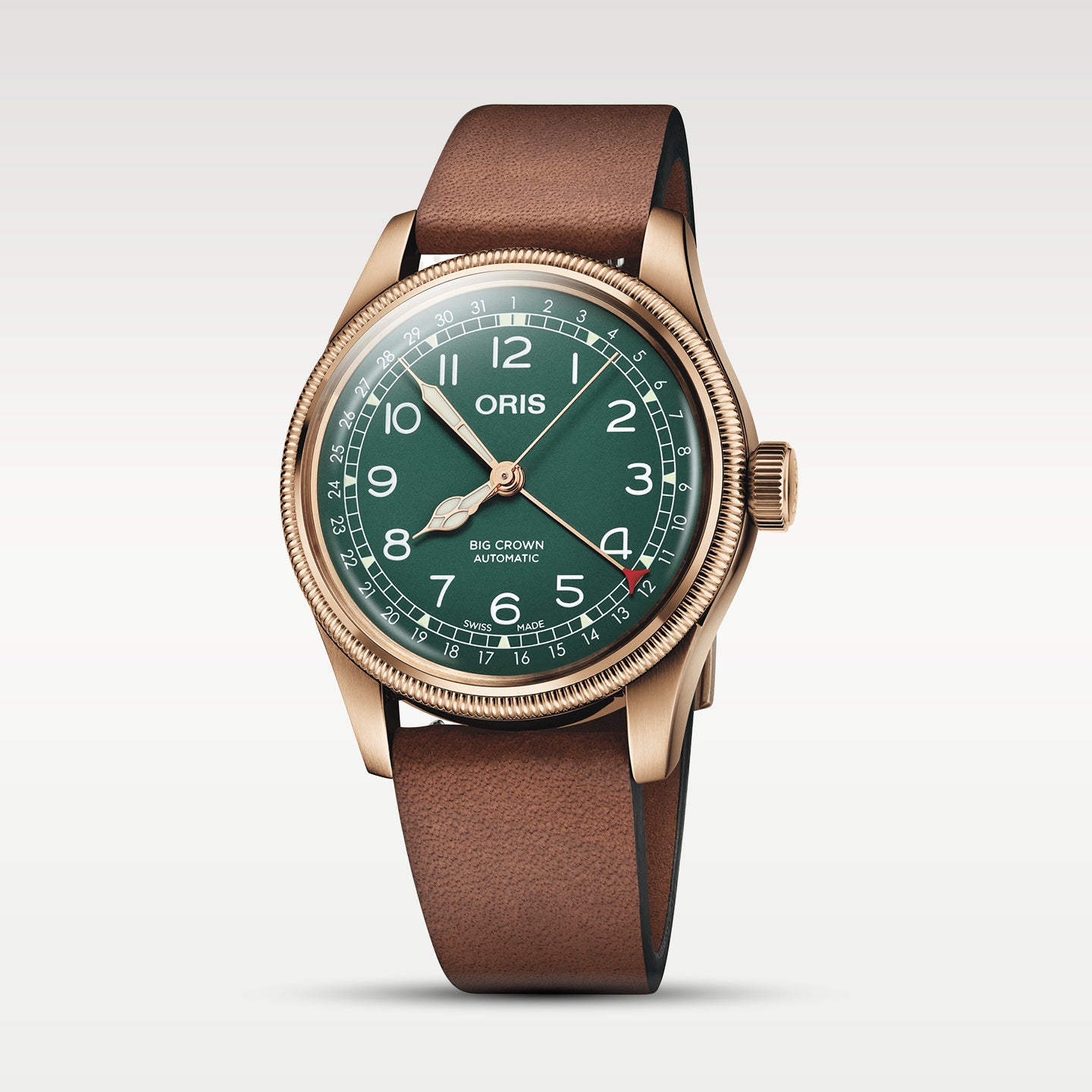 Green Oris Big Crown Pointer Date 80th Anniversary Edition | Noah's Fine Watches Dallas, TX