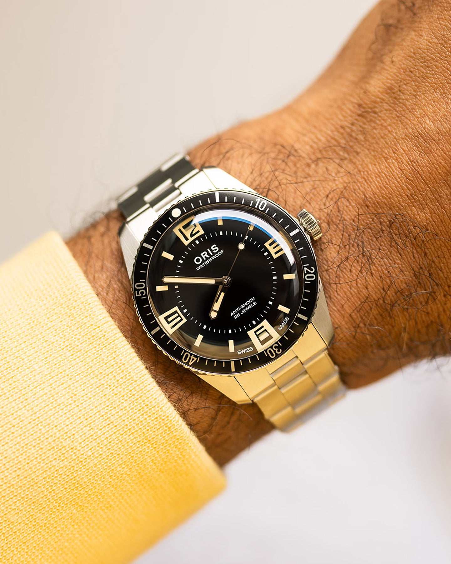 Oris Divers 60th Anniversary Edition 01 733 7772 4034-Set | Noah's Fine Watches Dallas, Texas