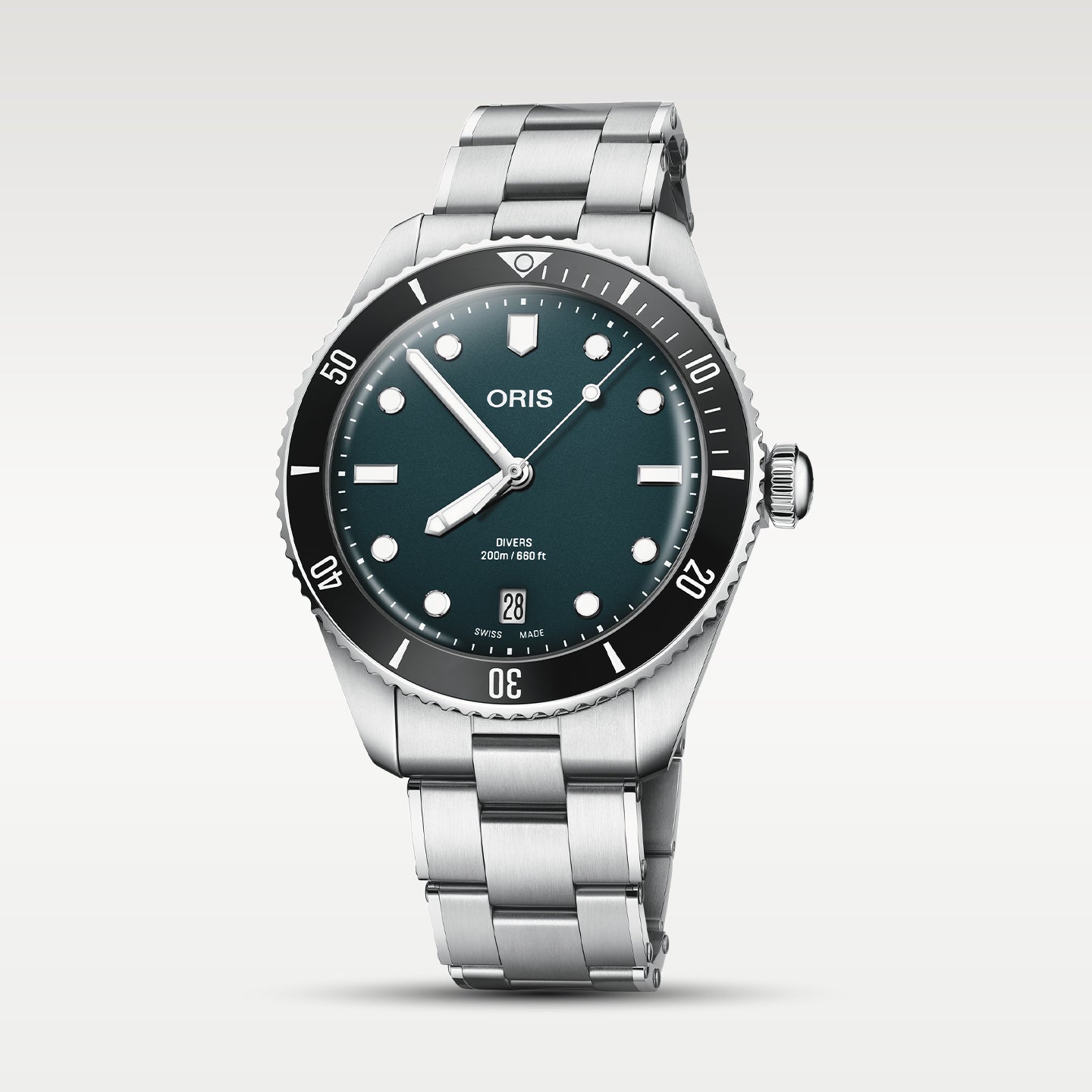 39mm Blue Oris Divers Date | Noah's Fine Watches Dallas, Texas