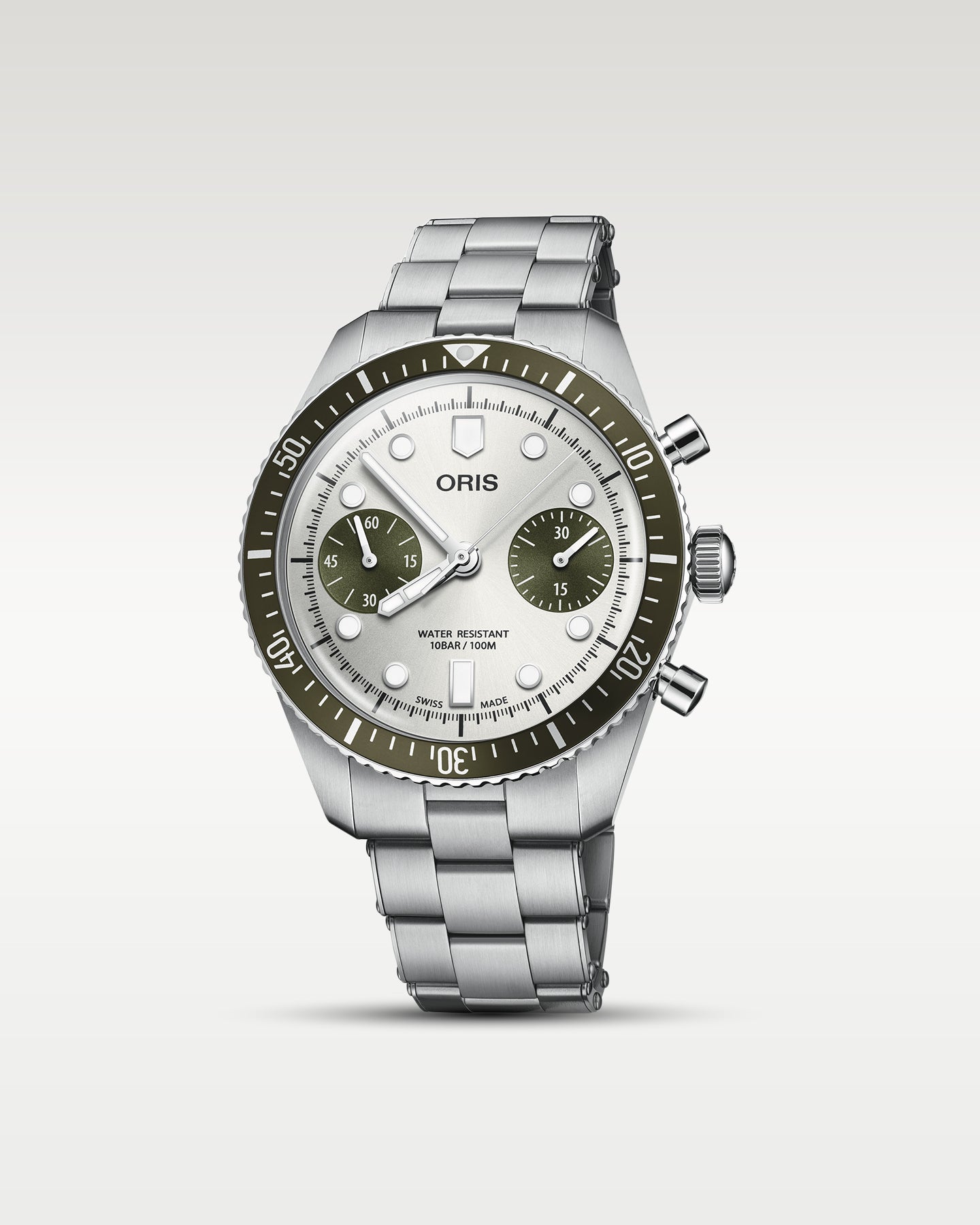 Grey 40mm Oris Divers Sixty‑Five Chronograph | Noah's Fine Watches DFW, TExas