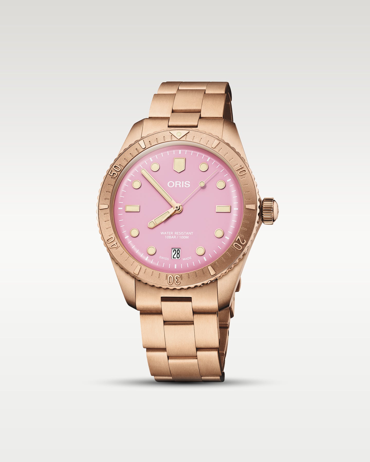 Pink 38mm Oris Divers Sixty‑Five 'Cotton Candy' | Noah's Fine Watches DFW, TX