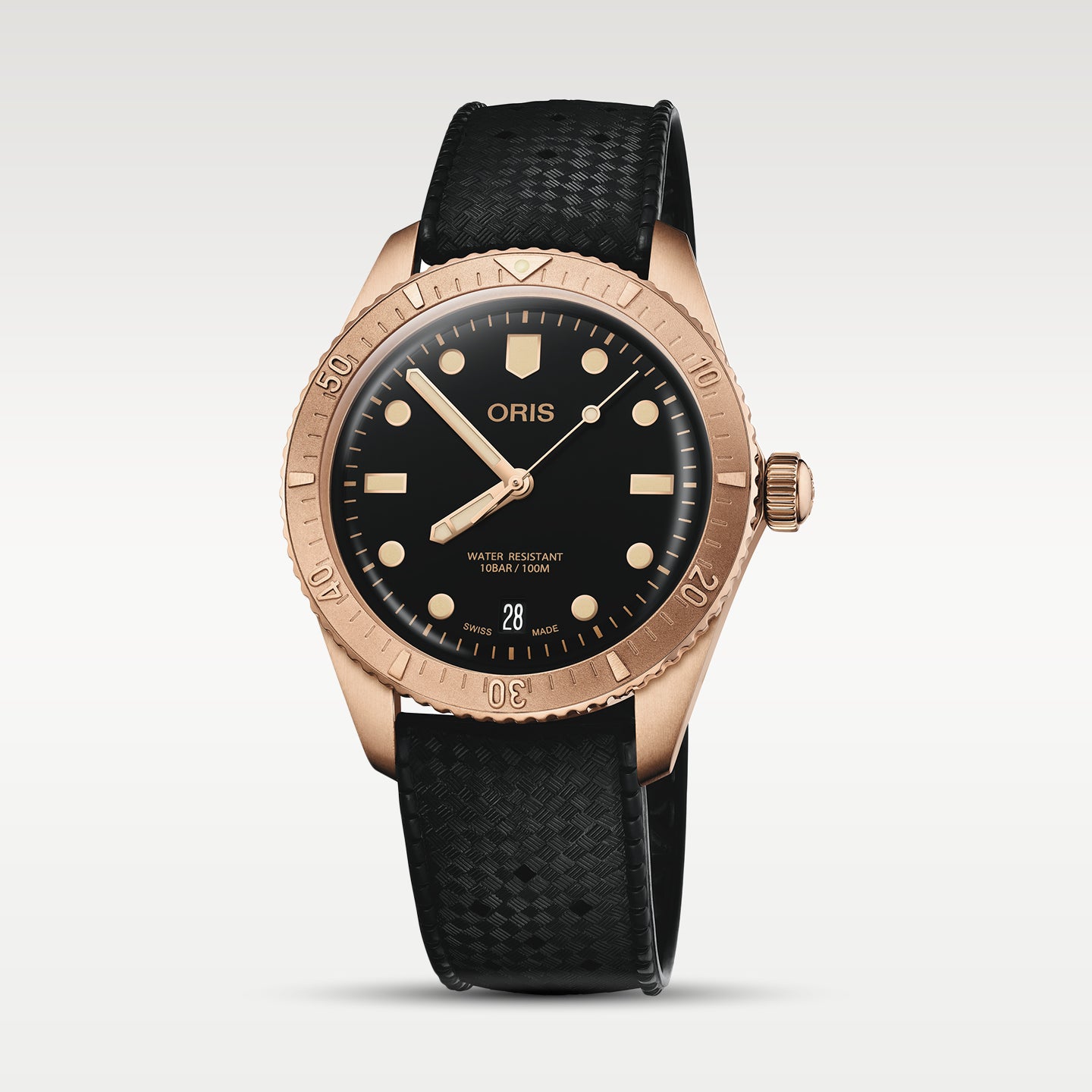 Bronze Black Oris Divers Sixty‑Five Date | Noah's Fine Watches Dallas, Texas