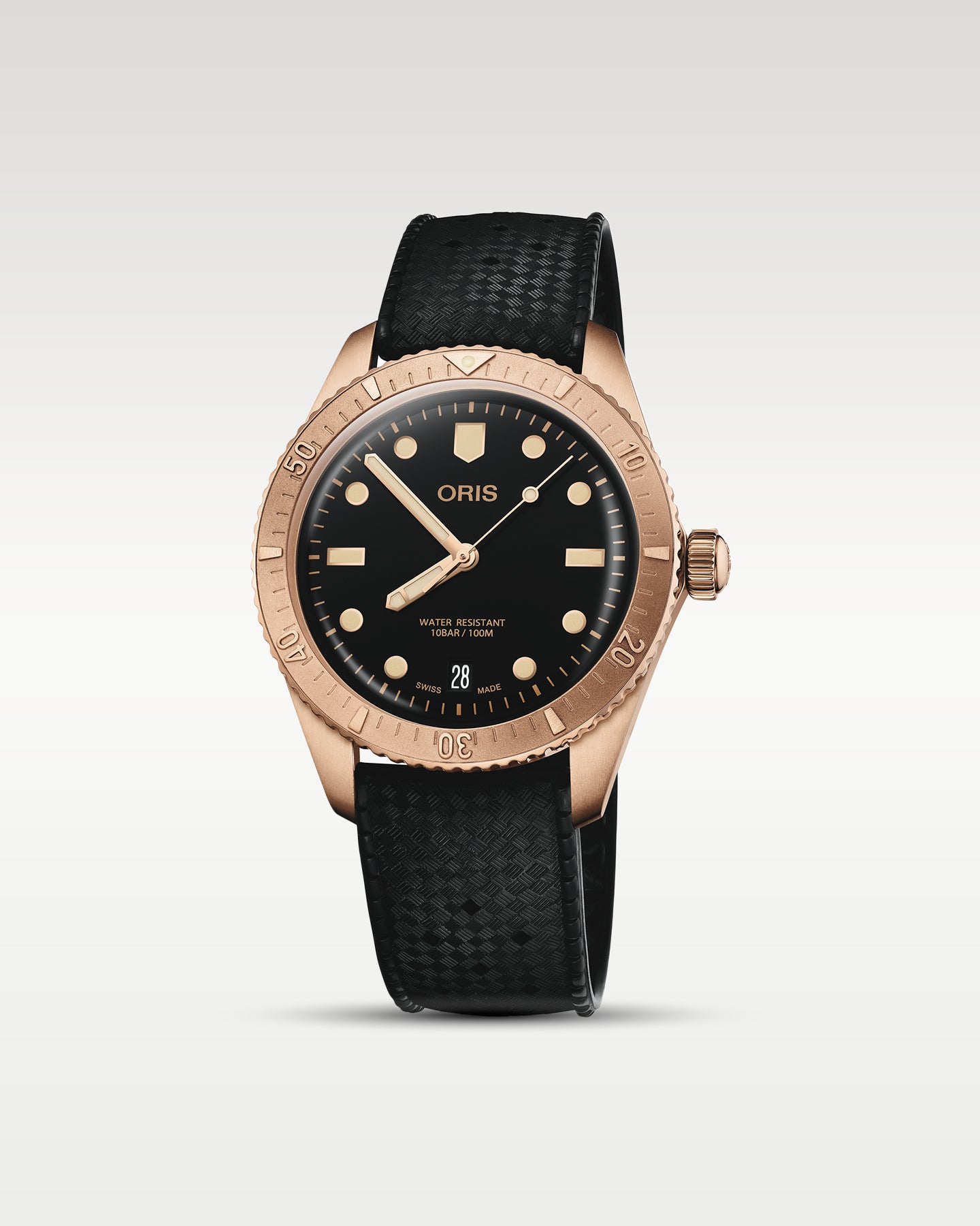 Bronze Black Oris Divers Sixty‑Five Date | Noah's Fine Watches Dallas, Texas