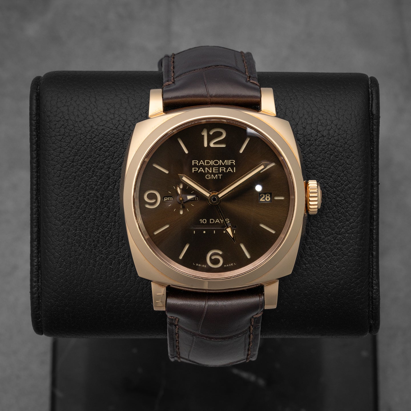 Panerai Radiomir 1940 10 Days GMT Oro Rosso PAM 624 | Noahs Fine Watches