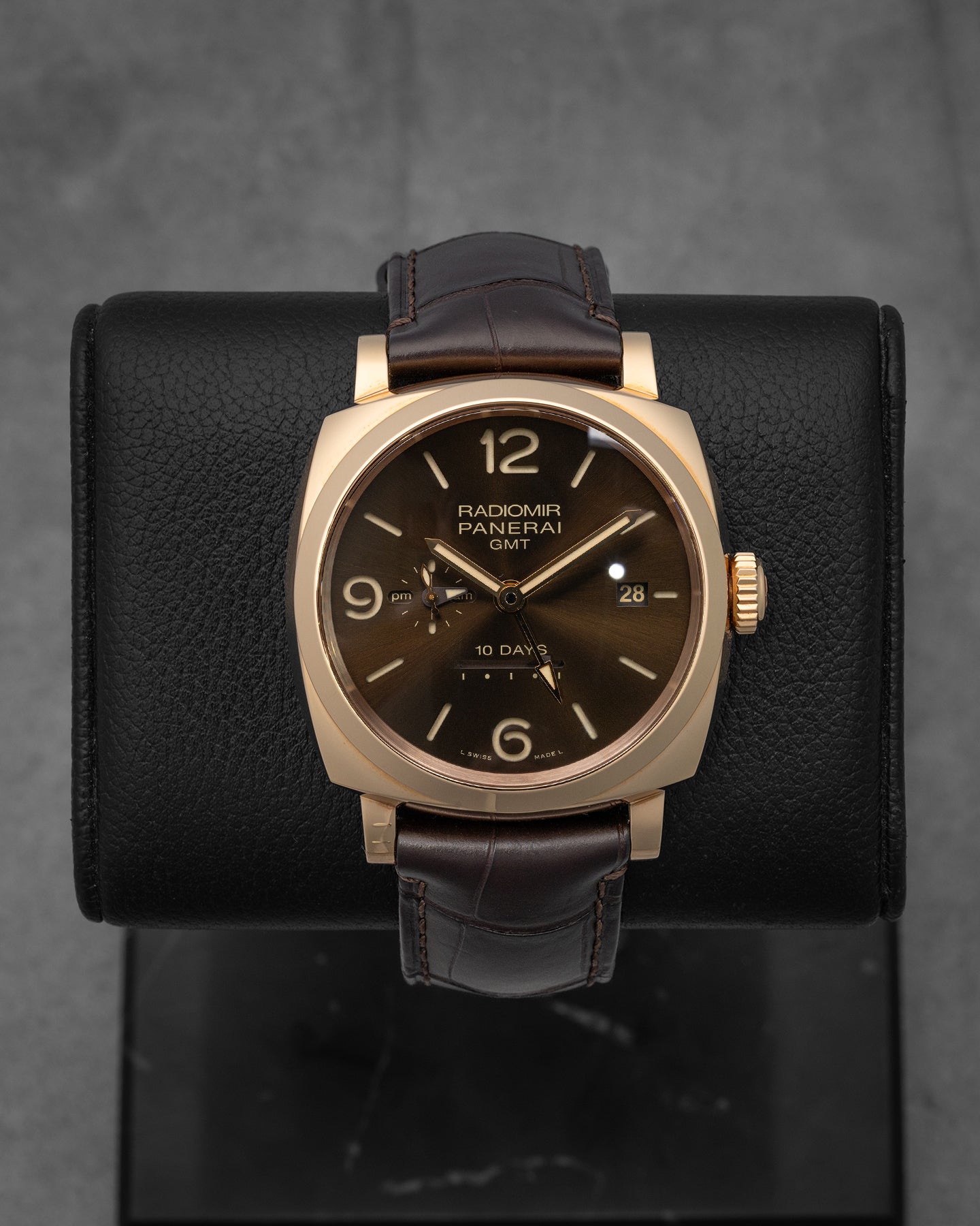 Panerai Radiomir 1940 10 Days GMT Oro Rosso PAM 624 | Noahs Fine Watches