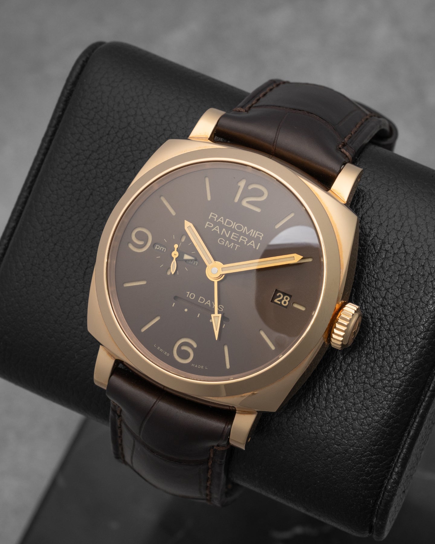 Panerai Radiomir 1940 10 Days GMT Oro Rosso PAM 624 | Noahs Fine Watches