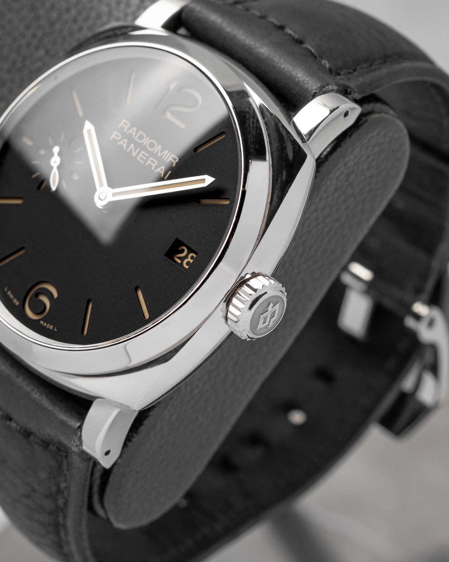 Black 47mm Panerai Radiomir PAM00514 Watch | Noah's Fine Watches and Jewelry Dallas