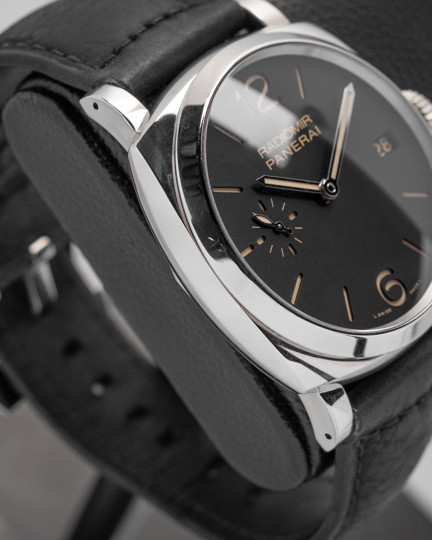 Black 47mm Panerai Radiomir PAM00514 Watch | Noah's Fine Watches and Jewelry Dallas