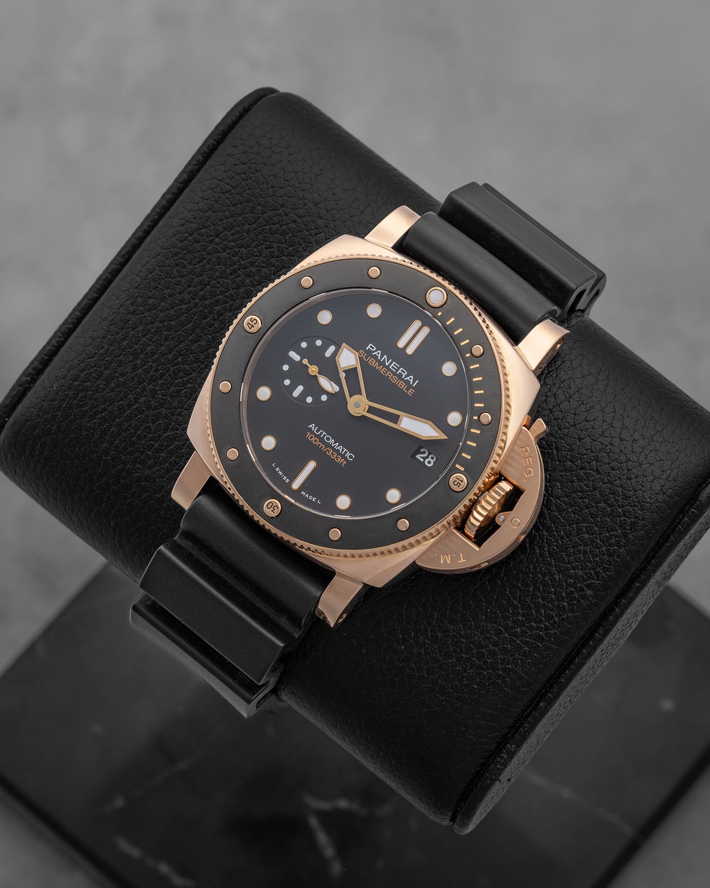 Panerai Submersible Goldtech 42 PAM00974 | Noah's Fine Watches Frisco, TX