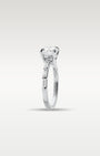 Platinum Baguette & Round Diamond Bridal Set | Noahs Fine Watches & Jewelry