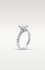 Platinum Emerald Cut Diamond Engagement Ring | Noah's Fine Jewelry and Watches