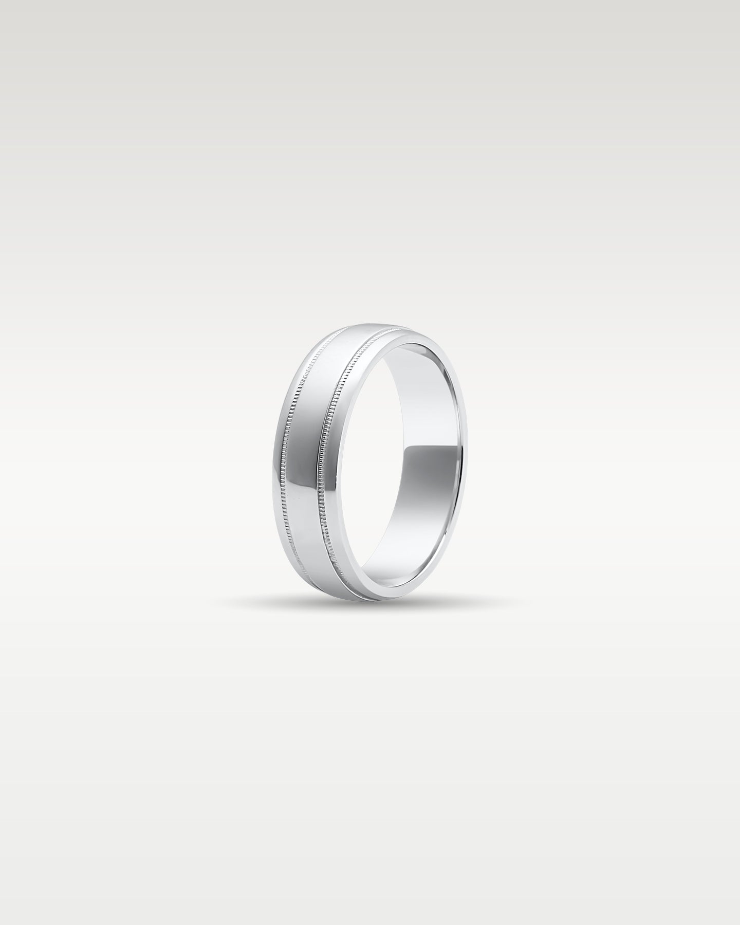 Platinum Milgrain Band | Noah's Fine Jewelry Frisco TX