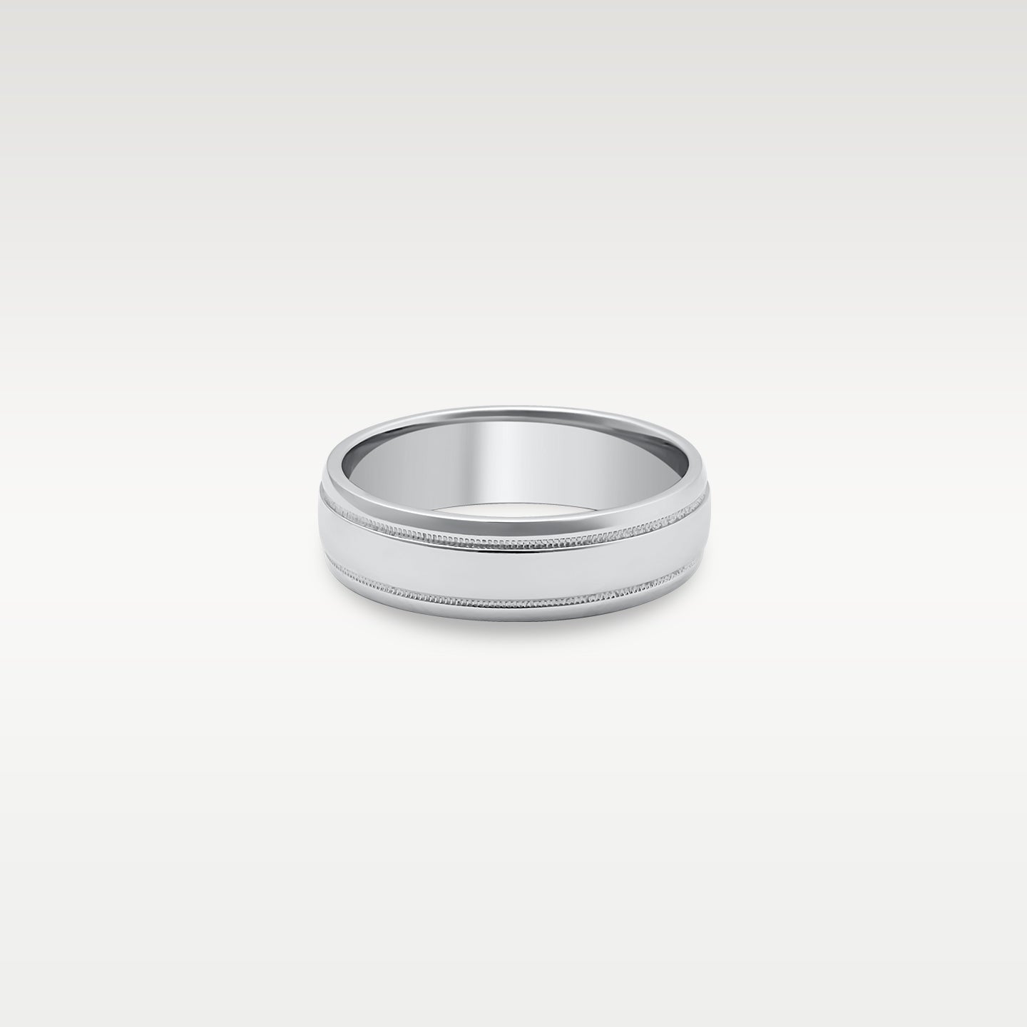 Platinum Milgrain Band | Noah's Fine Jewelry Frisco TX