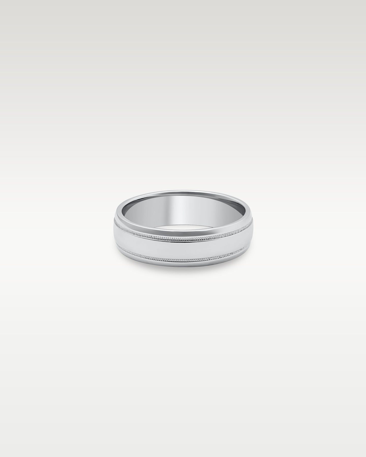 Platinum Milgrain Band | Noah's Fine Jewelry Frisco TX