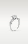 Platinum Round Mine Cut Diamond Engagement Ring | Noah's Fine Jewelry and Watches Dallas