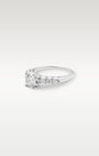 Platinum Round Mine Cut Diamond Engagement Ring | Noah's Fine Jewelry and Watches Dallas
