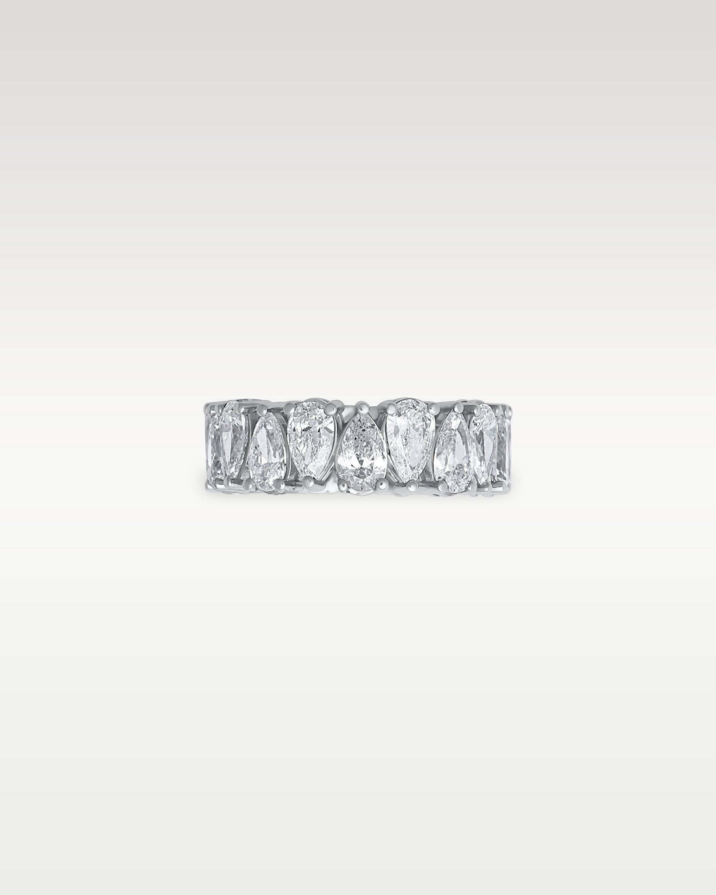 Platinum Pear Cut Diamond Wedding Band | Noahs Fine Watches & Jewelry TX